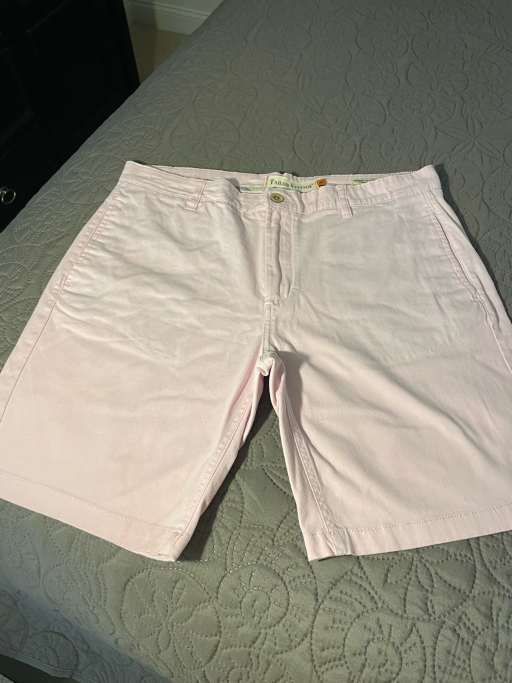 Men's Light Pink Cotton Shorts
